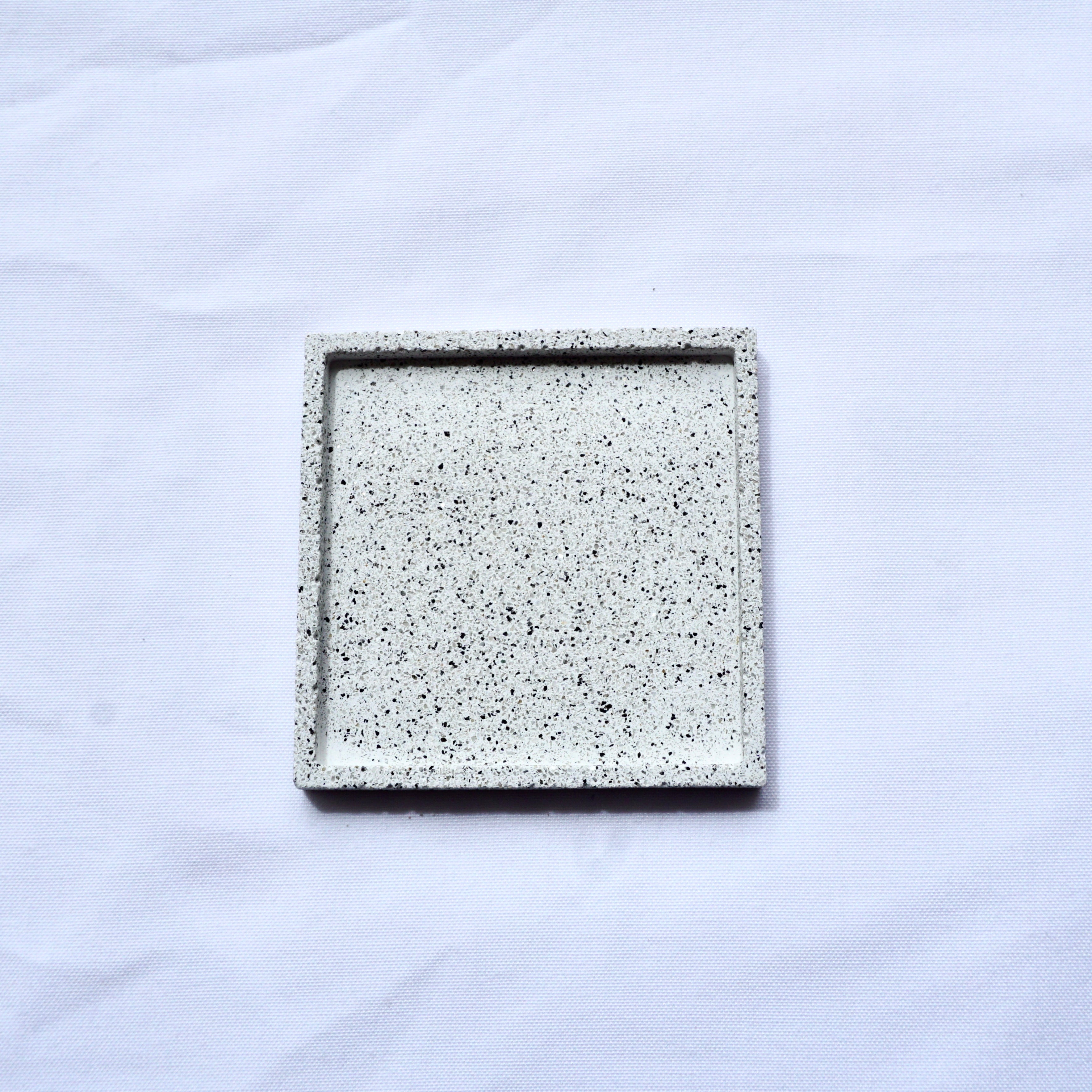Coupelle carré effet granite