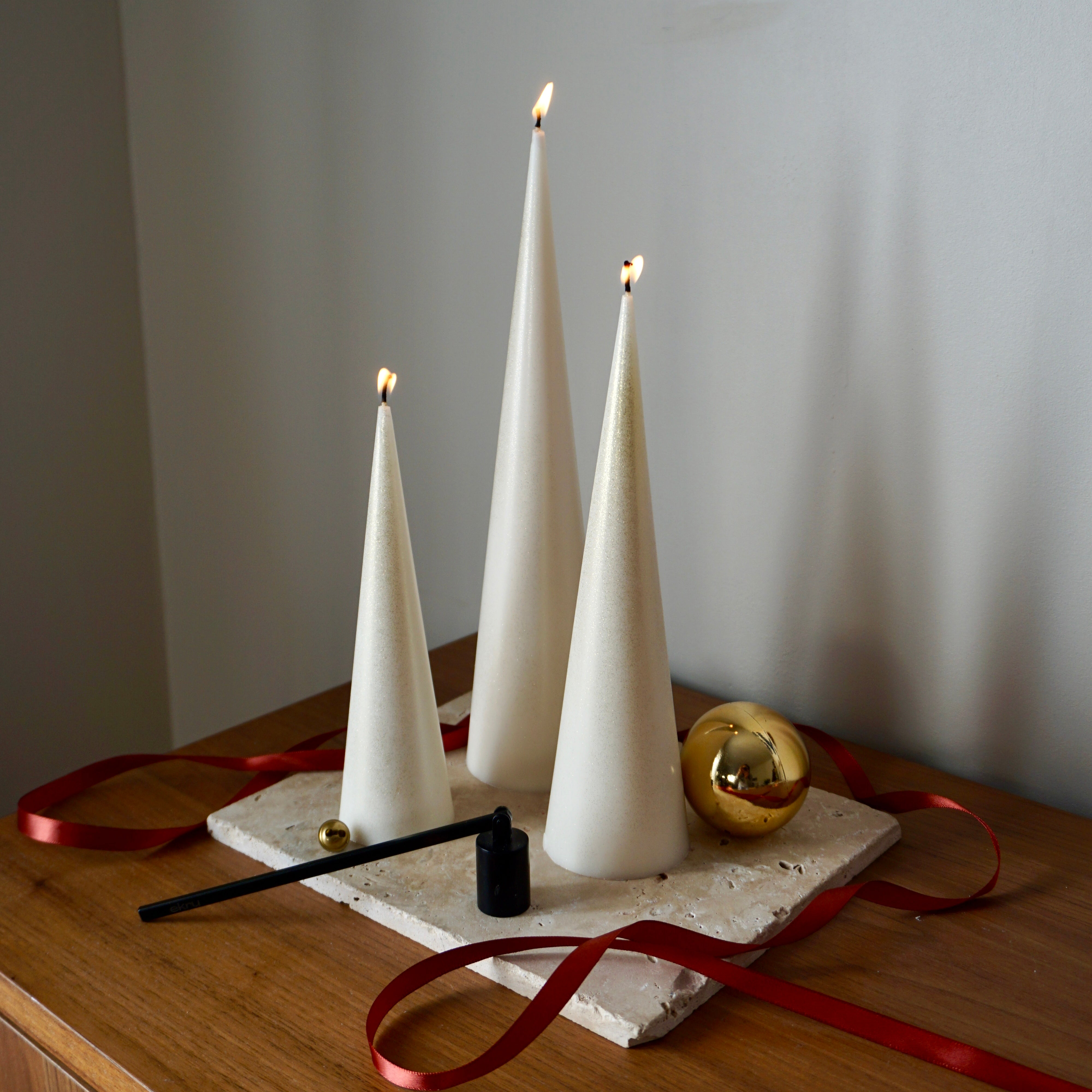 Trio de Sapins Minimalistes